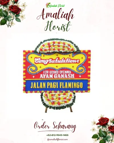 Bunga Papan Congratulation di Sumberbening